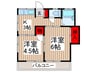 ブルーベリー 2Kの間取り
