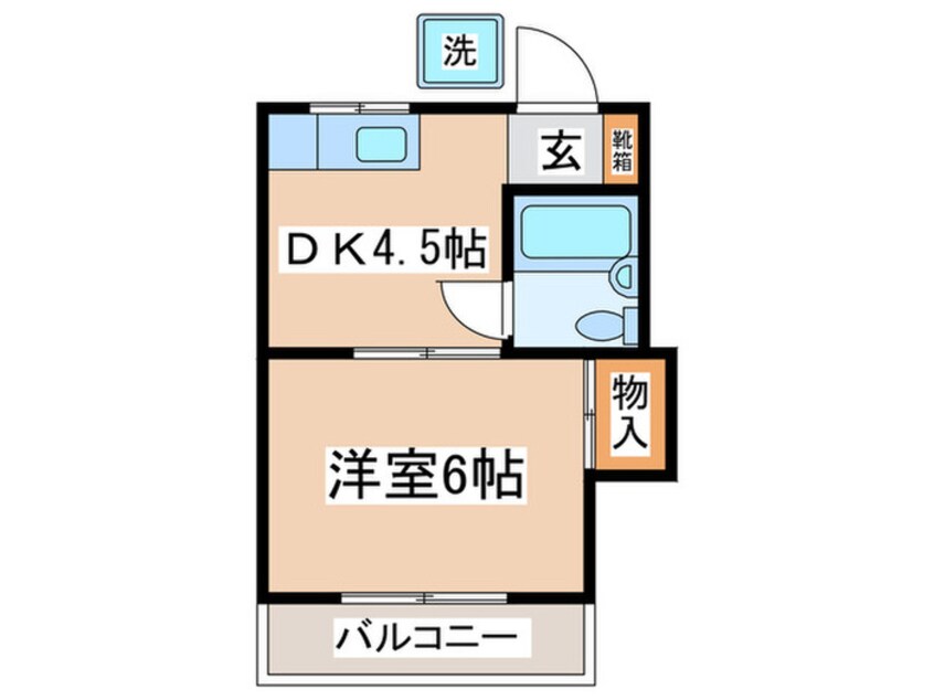 間取図 竹の家荘