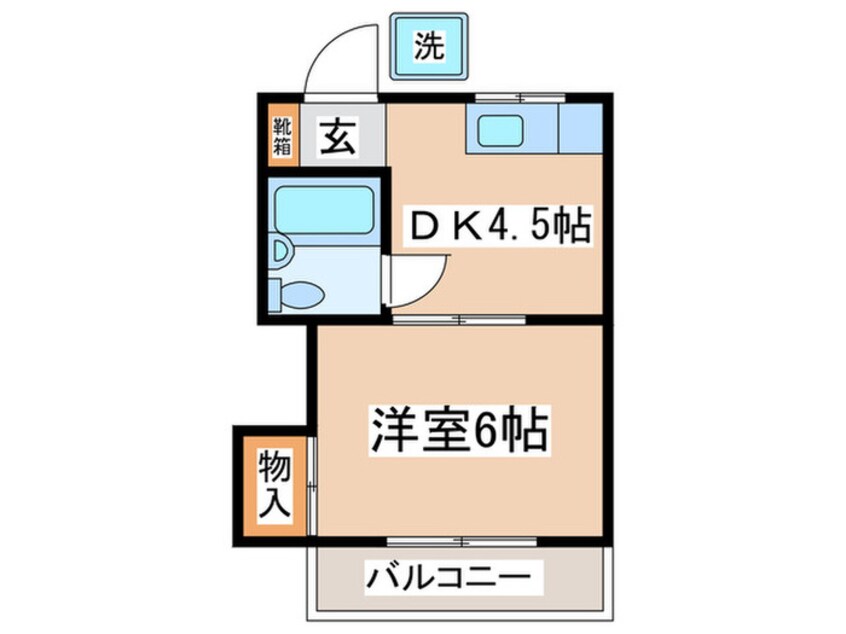 間取図 竹の家荘