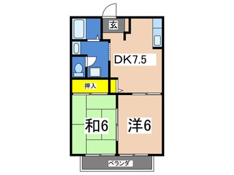 間取図 メイプルヴィレッジ
