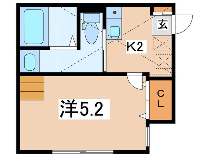 間取図 ALFA鶴間