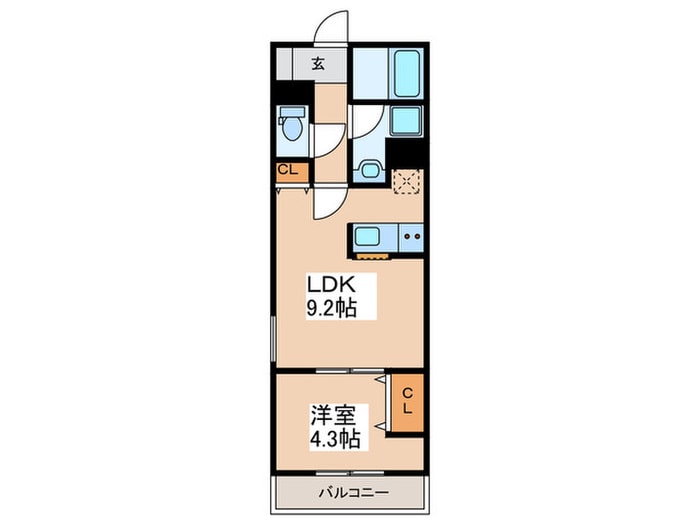 間取り図 リーブルファイン相模原共和
