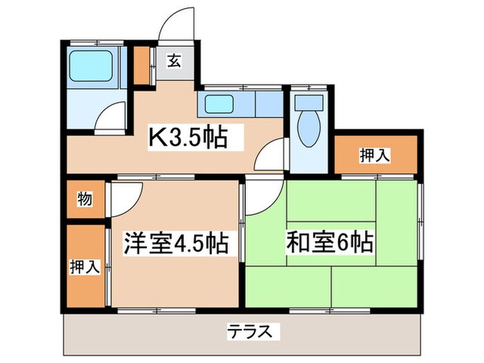 間取り図 セレナ東海岸北