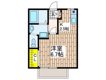 間取図 サンライフ鵠沼