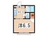 リバティⅠ 1Kの間取り