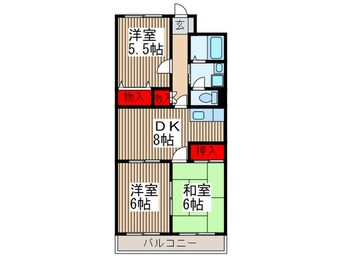 間取図 ラ・ルミエール