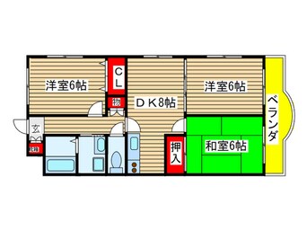 間取図 スリーゼヒル