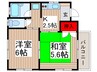 ポルテ－ル中村 2Kの間取り