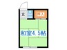 三輪荘 1Rの間取り