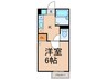 ボンセジュール 1Kの間取り