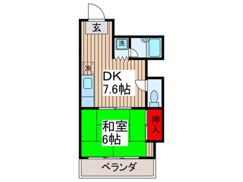 間取図 コスモピアビル