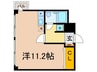 テック原ビル 1Rの間取り