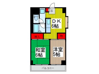 間取図 フクロクハイマンション１号館