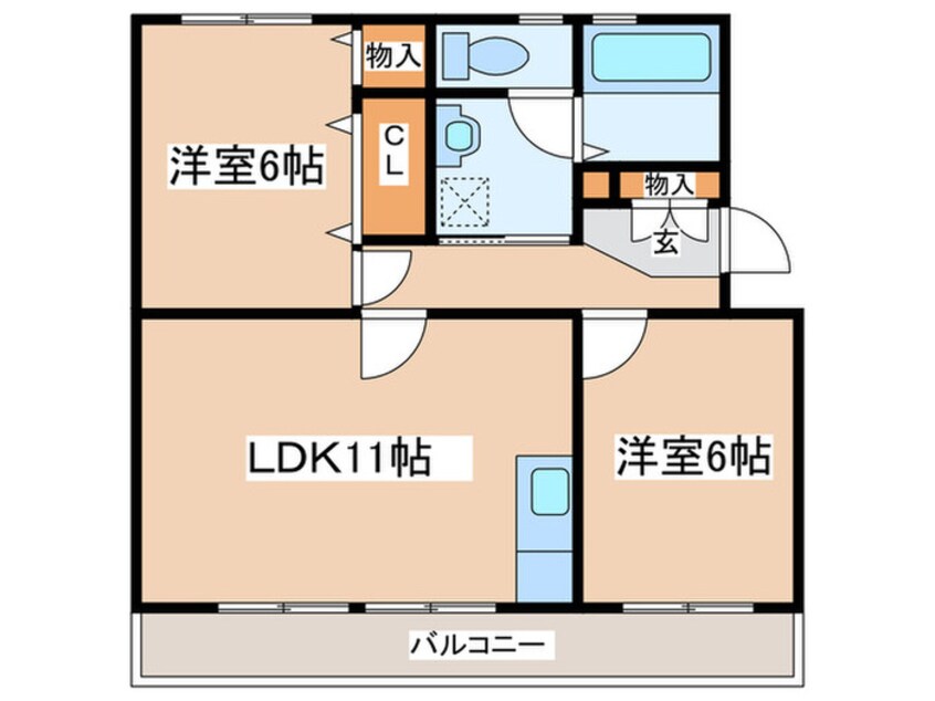 間取図 町田コープタウン１１号棟