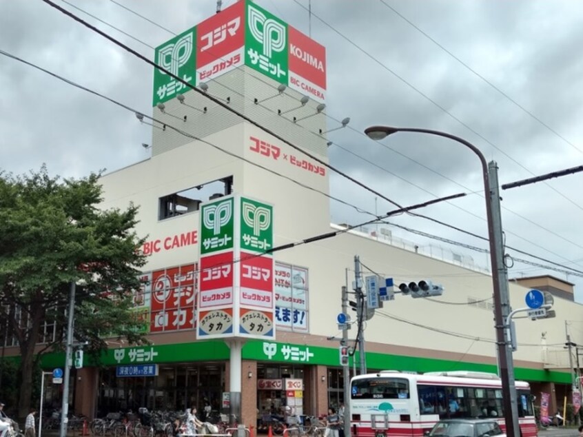 ビックカメラ(電気量販店/ホームセンター)まで725m エクリーンミタカⅡ