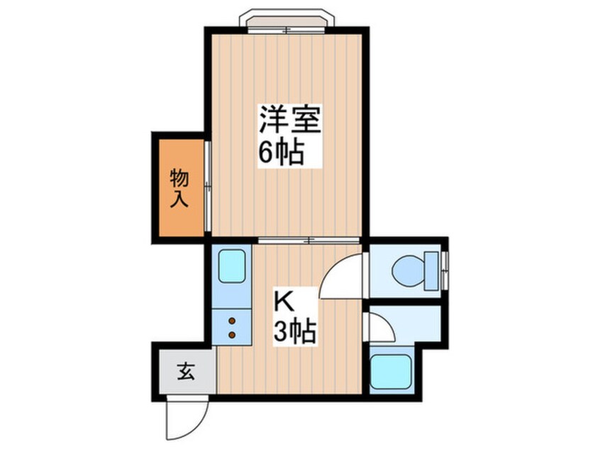 間取図 ノースハイム津田