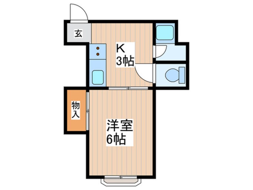 間取図 ノースハイム津田