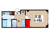ﾌｨｰﾙﾄﾞ･ｴｽ･牡丹 1Kの間取り