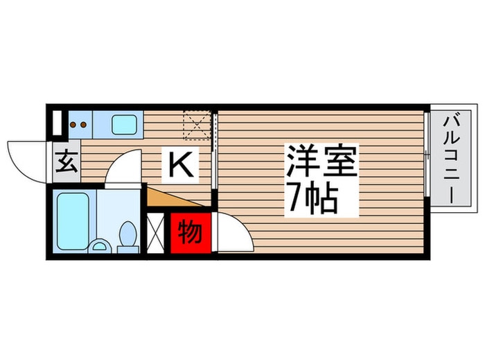 間取り図 カーサベルデＢ