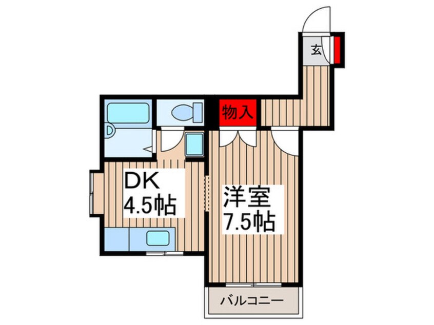 間取図 ウエストビレッジ９１