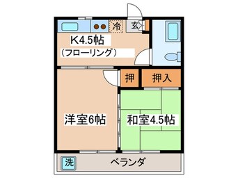 間取図 コ－ポ東浦