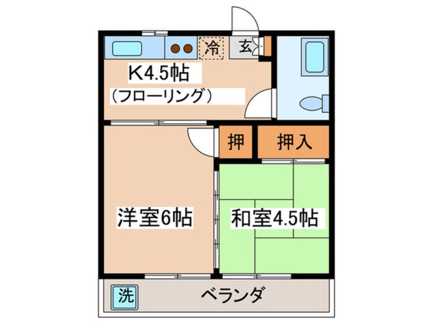 間取図 コ－ポ東浦