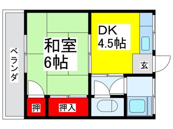 間取図 芳山荘