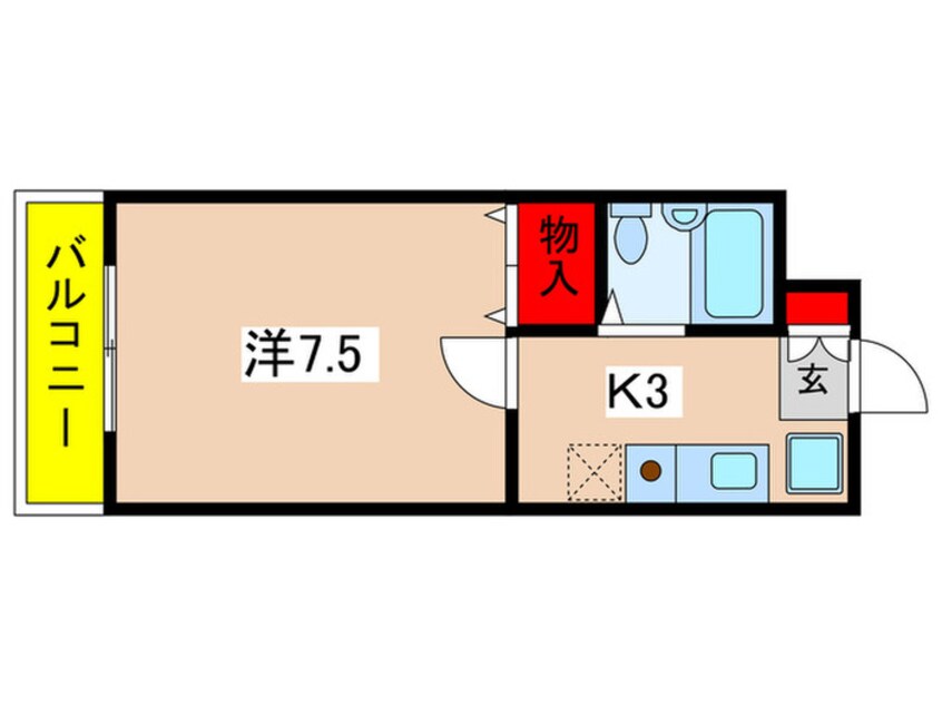 間取図 ユニーブル読売ランド