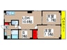 プロニティハイム 2LDK+Sの間取り