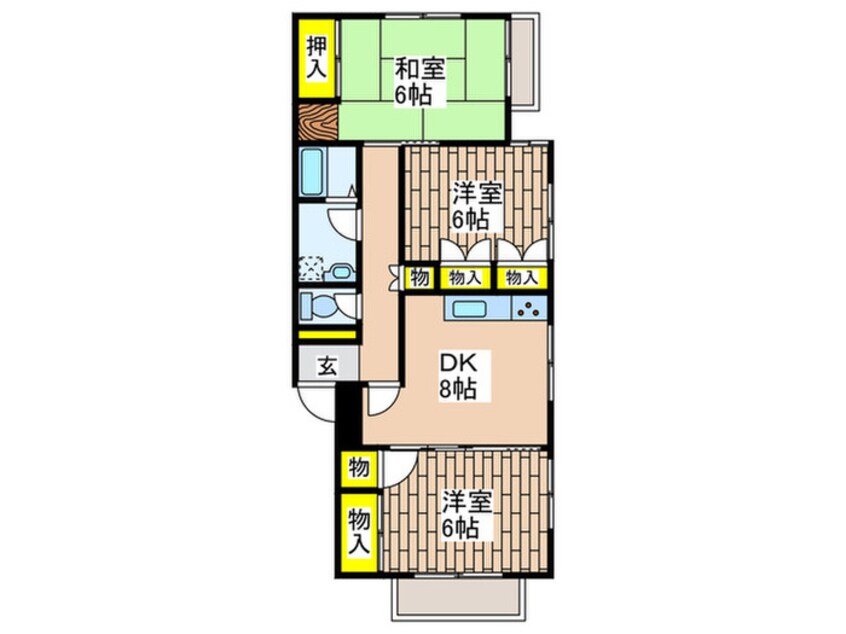 間取図 リヴィエール藤沢