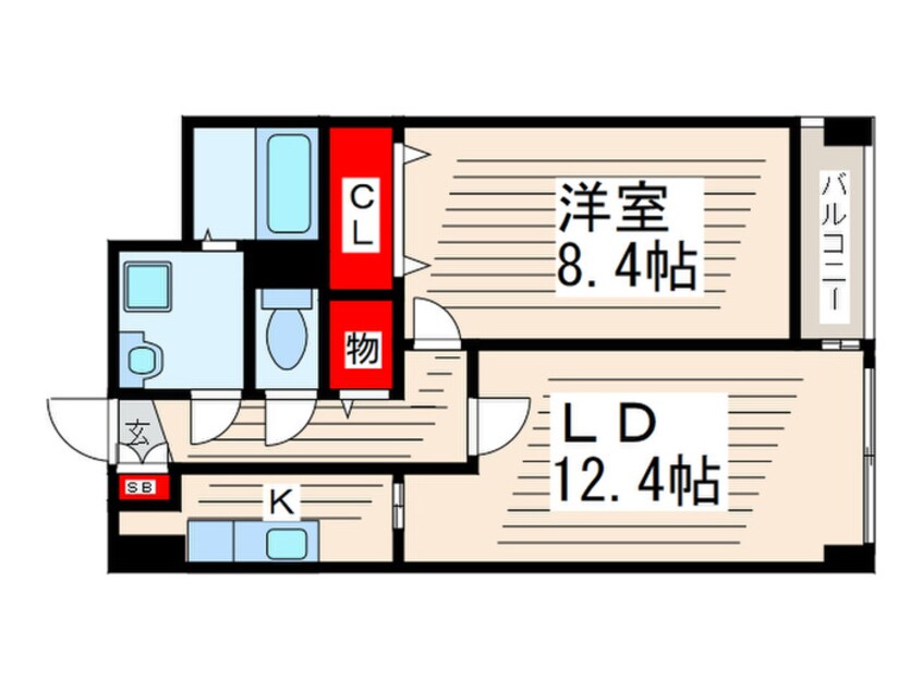 間取図 サルーテ