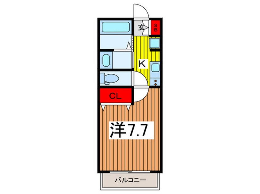 間取図 Petit Bonheur 2nd