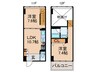 ラフィ－ヌ銀座 2LDKの間取り