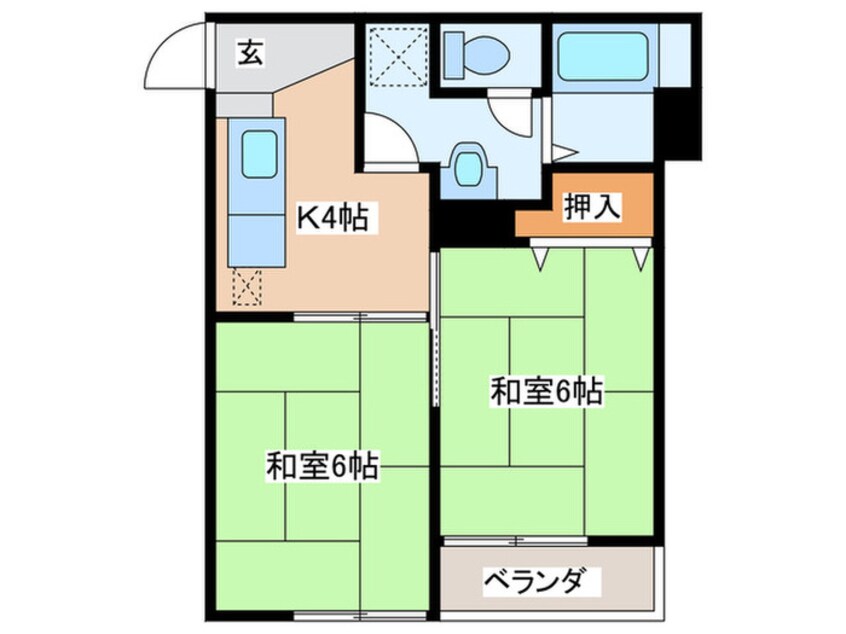 間取図 オリーブ茅ヶ崎