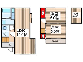 間取図 仮）ふじみ野市戸建賃貸