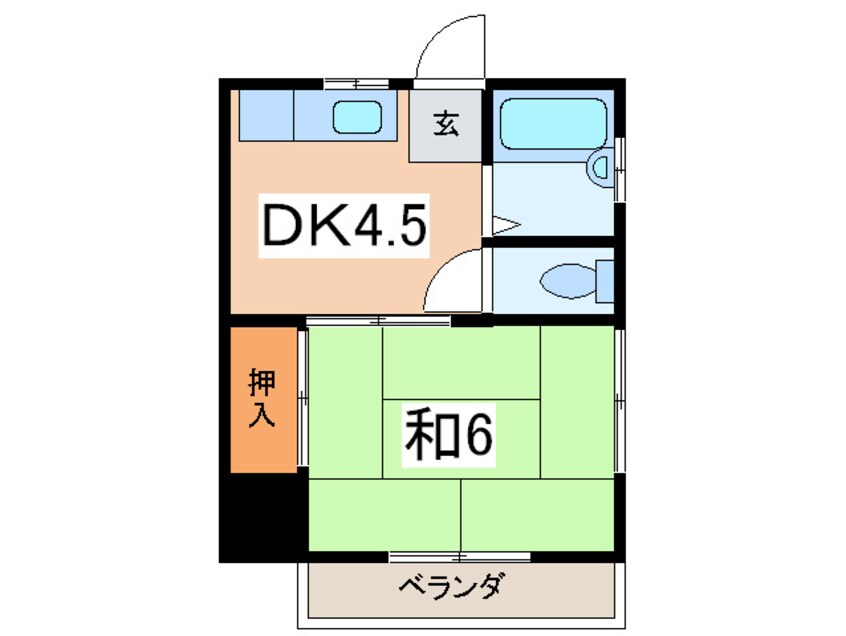 間取図 曽根ハイツ