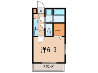 間取図 BestStageLuminous鶴瀬