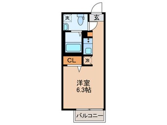 間取図 ヒルズ新羽町