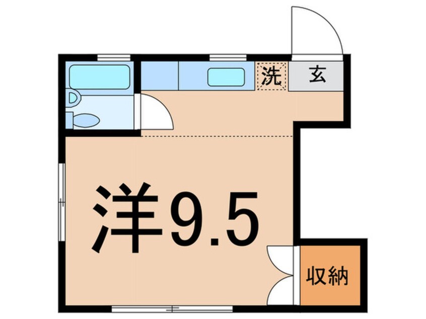 間取図 御園コーポ