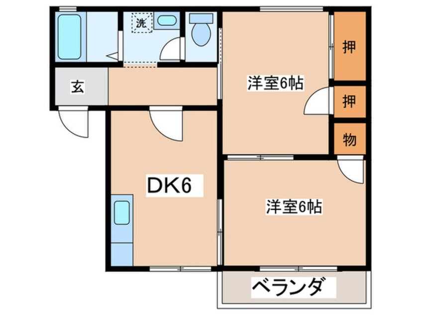 間取図 ラズベリーハイム Ⅱ