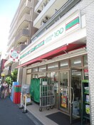 ローソンストア100　築地七丁目店(コンビニ)まで87m 築地スカイレジテル（４０１）