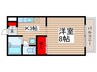 ライブゆうなみ 1Kの間取り