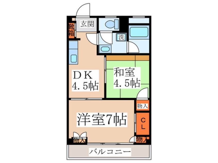 間取図 ドエル清光