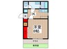 Ｆｌａｔ　Ｓ 1Kの間取り