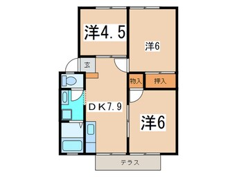 間取図 ハイツサンライフＡ