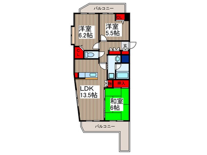 間取り図 アプロ－ズ