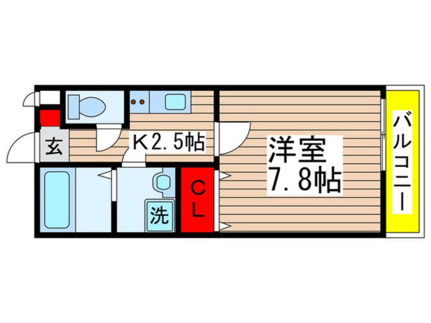 間取図 リブリ・ブルージュ