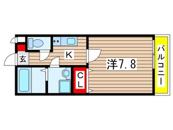 間取図 リブリ・ブルージュ