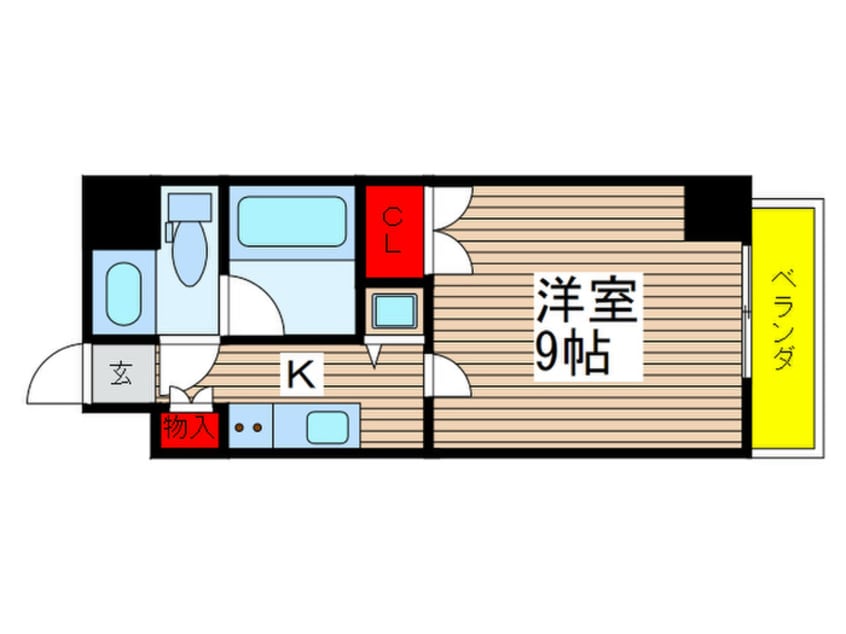 間取図 エスポワール本八幡