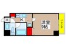 エスポワール本八幡 1Kの間取り